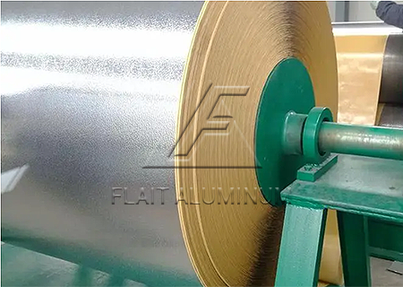 Aluminum insulation coil roll with Kraft paper