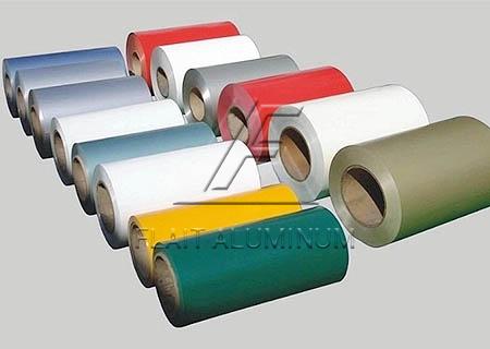 Color coated aluminum coil