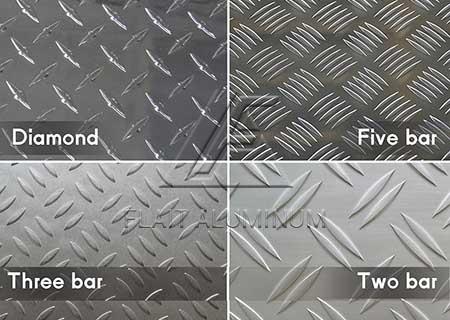 aluminum tread checkered sheet