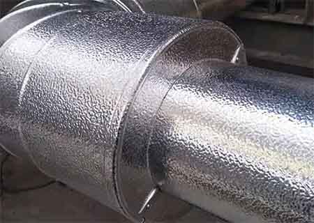 Stucco embossed aluminum coil for pipe insulation