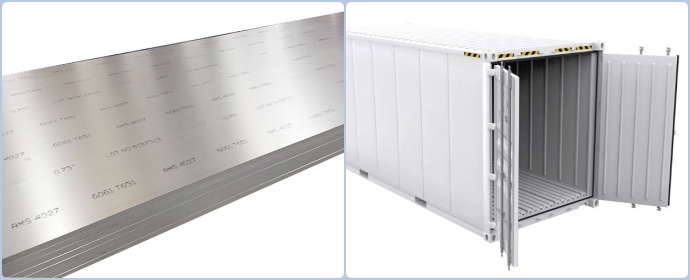 6061 aluminum sheet plate for reefer container