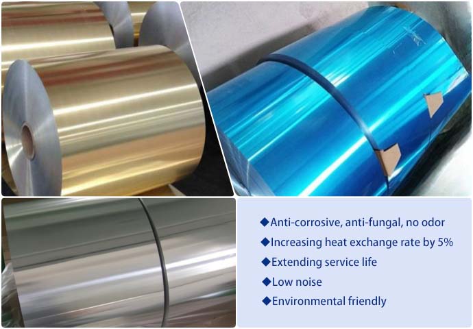 Air conditioner hydrophilic aluminum foil