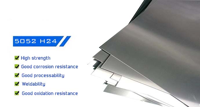 5052 H24 aluminum sheet for automotive parts