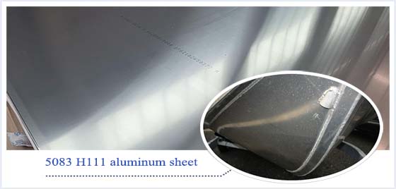 5083 H111 aluminum plate for shipbuilding