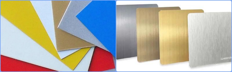 painted aluminum sheet and anodized aluminum sheet