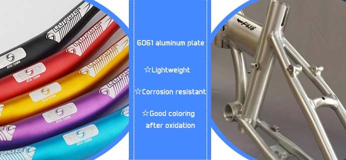 6061 aluminum plate for bicycle frames and handlebars