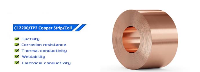 C12200 TP2 Heat Exchanger Copper Strip Coil