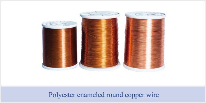 Polyester enameled round copper wire