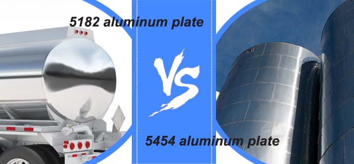 5454 aluminum plate VS 5182 aluminum plate